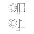 LOCKWOOD SYMPHONY 1220 EMERGENCY AND SNIB TURN KIT - AVAILABLE IN VARIOUS FINISHES - primehardware