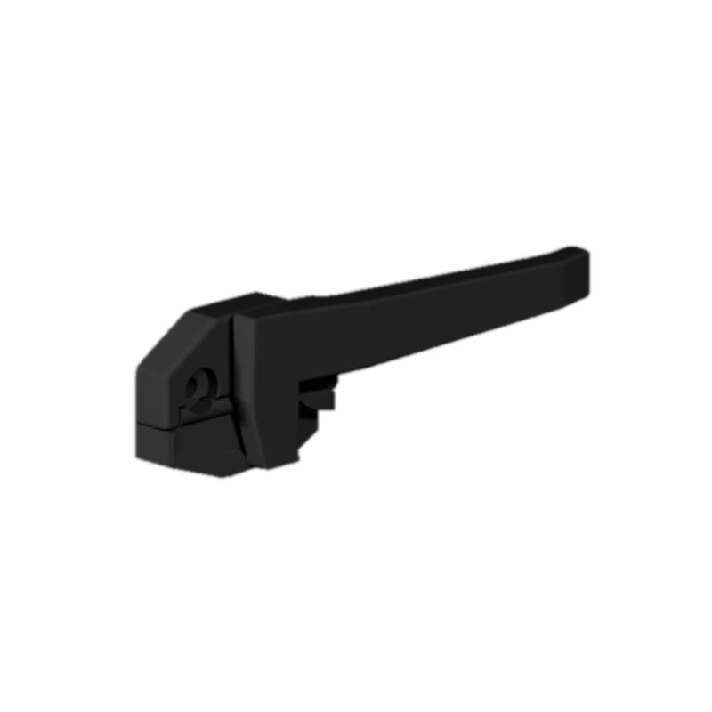 INTERLOCK WEDGELESS CASEMENT FASTENER RIGHT HAND LOW PROFILE BLACK 322B