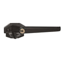 INTERLOCK WEDGELESS DELUXE WINDOW HANDLE LOCKABLE RIGHT HAND BLACK 355B - primehardware