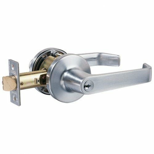 LOCKWOOD CLASSROOM DOOR HANDLE LEVER SET COMMERCIAL GRADE SATIN CHROME 956SC - primehardware