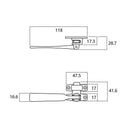 LOCKWOOD CASEMENT WINDOW FASTENER POLISHED CHROME L27CPDP - primehardware