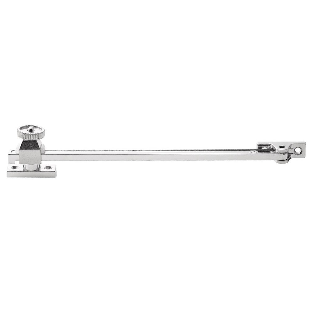 LOCKWOOD CASEMENT WINDOW STAY TELESCOPIC POLISHED CHROME L723CPDP