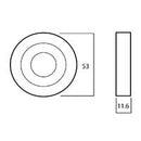 LOCKWOOD SYMPHONY 101 DOOR LEVER ON ROUND ROSE FULL SET - AVAILABLE VARIOUS FINISHES - primehardware