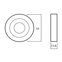 LOCKWOOD SYMPHONY 104 DOOR LEVER ON ROUND ROSE FULL SET - AVAILABLE IN VARIOUS FINISHES - primehardware