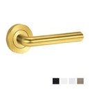LOCKWOOD SYMPHONY 104 DOOR LEVER ON ROUND ROSE FULL SET - AVAILABLE IN VARIOUS FINISHES - primehardware