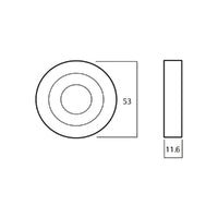 LOCKWOOD SYMPHONY 106 DOOR LEVER ON ROUND ROSE FULL SET - AVAILABLE IN VARIOUS FINISHES - primehardware