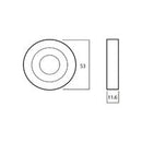 LOCKWOOD SYMPHONY 106 DOOR LEVER ON ROUND ROSE FULL SET - AVAILABLE IN VARIOUS FINISHES - primehardware