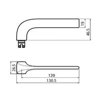 LOCKWOOD SYMPHONY 123 DOOR LEVER ON ROUND ROSE FULL SET - AVAILABLE IN VARIOUS FINISHES - primehardware