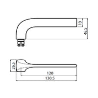 LOCKWOOD SYMPHONY 123 DOOR LEVER ON ROUND ROSE FULL SET - AVAILABLE IN VARIOUS FINISHES