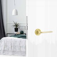 LOCKWOOD SYMPHONY 123 DOOR LEVER ON ROUND ROSE FULL SET - AVAILABLE IN VARIOUS FINISHES - primehardware
