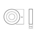 LOCKWOOD SYMPHONY 123 DOOR LEVER ON ROUND ROSE FULL SET - AVAILABLE IN VARIOUS FINISHES - primehardware