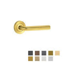 LOCKWOOD SYMPHONY 97 DOOR LEVER ON ROUND ROSE FULL SET - AVAILABLE IN VARIOUS FINISHES - primehardware