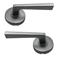 LOCKWOOD DOOR HANDLE VELOCITY HAKEA PASSAGE LEVER SET SATIN PEARL VEL1/28SP - primehardware