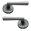 LOCKWOOD DOOR HANDLE VELOCITY HAKEA PASSAGE LEVER SET SATIN PEARL VEL1/28SP - primehardware