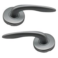 LOCKWOOD DOOR HANDLE VELOCITY SUMMIT L1 PASSAGE LEVERSET SATIN PEARL VEL1/L1SP - primehardware