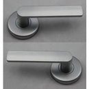 LOCKWOOD DOOR HANDLE VELOCITY ELEMENT L3 PASSAGE LEVERSET SATIN PEARL VEL1/L3SP - primehardware