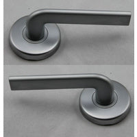 LOCKWOOD DOOR HANDLE VELOCITY GLIDE L4 PASSAGE LEVERSET SATIN PEARL VEL1/L4SP