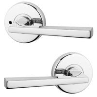 LOCKWOOD DOOR HANDLE VELOCITY HAKEA PRIVACY SET POLISHED CHROME VEL2/28CP - primehardware