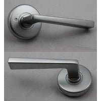 LOCKWOOD DOOR HANDLE VELOCITY HAKEA PRIVACY SET SATIN PEARL VEL2/28SP - primehardware