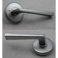 LOCKWOOD DOOR HANDLE VELOCITY HAKEA PRIVACY SET SATIN PEARL VEL2/28SP