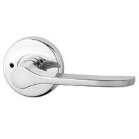 LOCKWOOD DOOR HANDLE VELOCITY SALTBUSH PRIVACY LEVERSET CHROME PLATE VEL2/34CP