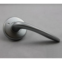LOCKWOOD DOOR HANDLE VELOCITY SUMMIT L1 PRIVACY LEVERSET SATIN PEARL VEL2/L1SP