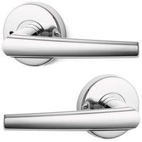 LOCKWOOD DOOR HANDLE VELOCITY SPIRE L2 PRIVACY LEVERSET CHROME PLATE VEL2/L2CP - primehardware