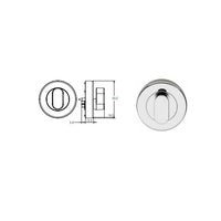 LOCKWOOD VSR7+ VELOCITY SERIES STANDARD TURNKNOB 55MM - primehardware