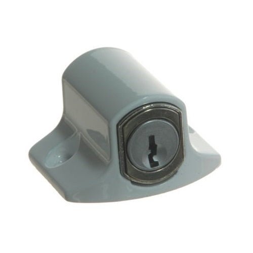 WHITCO WINDOW LOCK W2208116D5 MINI PUSH D5 WAFER CYLINDER WHITE - primehardware
