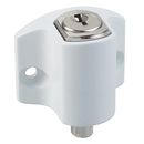 WHITCO WINDOW LOCK W2208116D5 MINI PUSH D5 WAFER CYLINDER WHITE - primehardware