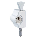 WHITCO W2223016D5 WINDOW LOCK MINI BOLT D5 WAFER KEYED ALIKE WHITE - primehardware