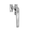 WHITCO WINDOW LOCK CHROME SERIES 25 RH CASEMENT FASTENER LOCKABLE W225108K - primehardware
