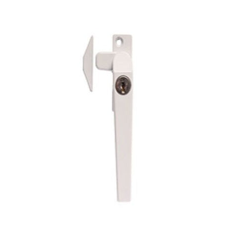 WHITCO WINDOW LOCK WHITE SERIES 25 RH CASEMENT FASTENER LOCKABLE W225116 - primehardware