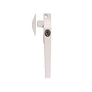 WHITCO WINDOW LOCK WHITE SERIES 25 RH CASEMENT FASTENER LOCKABLE W225116 - primehardware