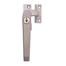 WHITCO LOCKABLE WINDOW CASEMENT FASTENER LEFT HAND SATIN CHROME W225205K - primehardware