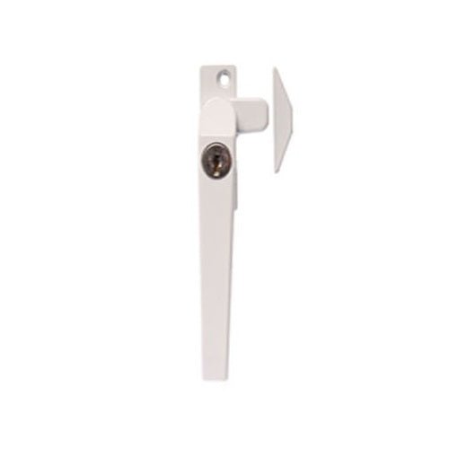WHITCO WINDOW LOCK WHITE SERIES 25 LH CASEMENT FASTENER LOCKABLE W225216 - primehardware