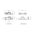 WHITCO WINDOW SAFETY SASH LOCK POLISHED CHROME W270208 - primehardware