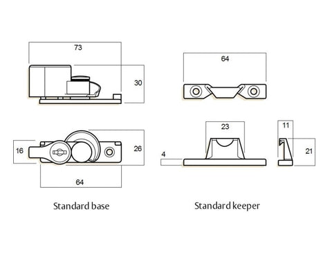 WHITCO WINDOW SASH LOCK W273319 LOCKABLE PRIMROSE KEYED ALIKE W273319K - primehardware