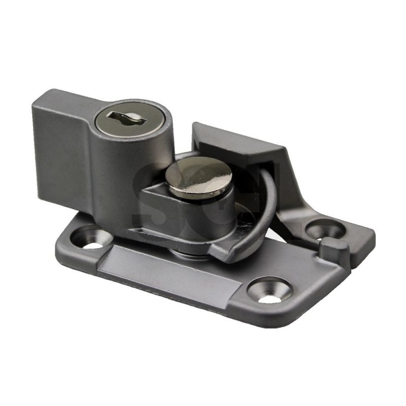 WHITCO WINDOW SASH LOCK WIDE BASE LOCKABLE SATIN CHROME KEYED ALIKE W273605 - primehardware