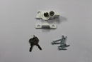 WHITCO WINDOW SASH LOCK WIDE BASE LOCKABLE WHITE KEYED ALIKE W273616 - primehardware