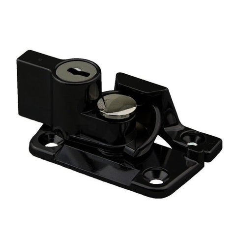 WHITCO WINDOW SASH LOCK WIDE BASE LOCKABLE BLACK KEYED ALIKE W273617 - primehardware