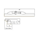 WHITCO WINDOW CHAIN WINDER MK8 W380217 BLACK D5 KEY LOCKABLE KEYED ALIKE - primehardware