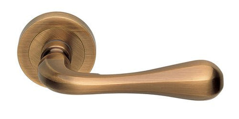 Manital - Astro Lever Round Rose Door Handle - primehardware