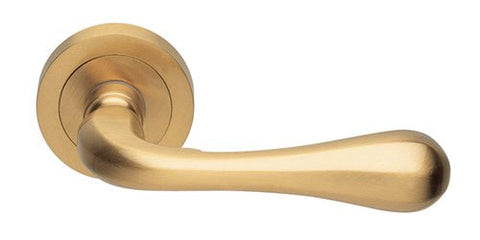 Manital - Astro Lever Round Rose Door Handle - primehardware