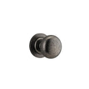 IVER Cambridge Door Knob On Round Rose Concealed Fix | Lever Set Only | 8 Finishes - Distressed Nickel