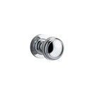 IVER Paddington Door Knob On Round Rose Concealed Fix | Lever Set Only | 9 Finishes - Polished Chrome