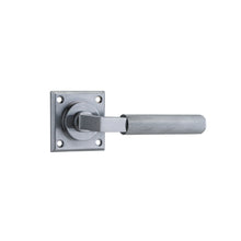 IVER Brunswick Door Lever Handle On Chamfered Square Rose | Passage Lever Set Only | 4 Finishes