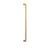 Gold door handle on a white background with color swatches below.