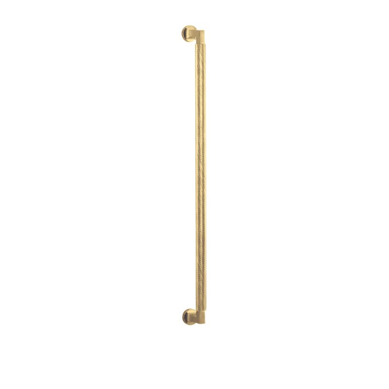 IVER Brunswick Door Pull Handle | 450mm Entrance Kit (Key/Key) - Brushed Gold PVD