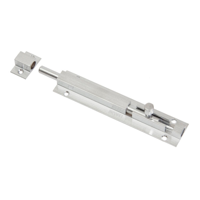 Scope Barrel Bolt Heavy Duty BS Long Throw With Screws